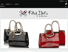 Tablet Screenshot of fetishdolls.com.br